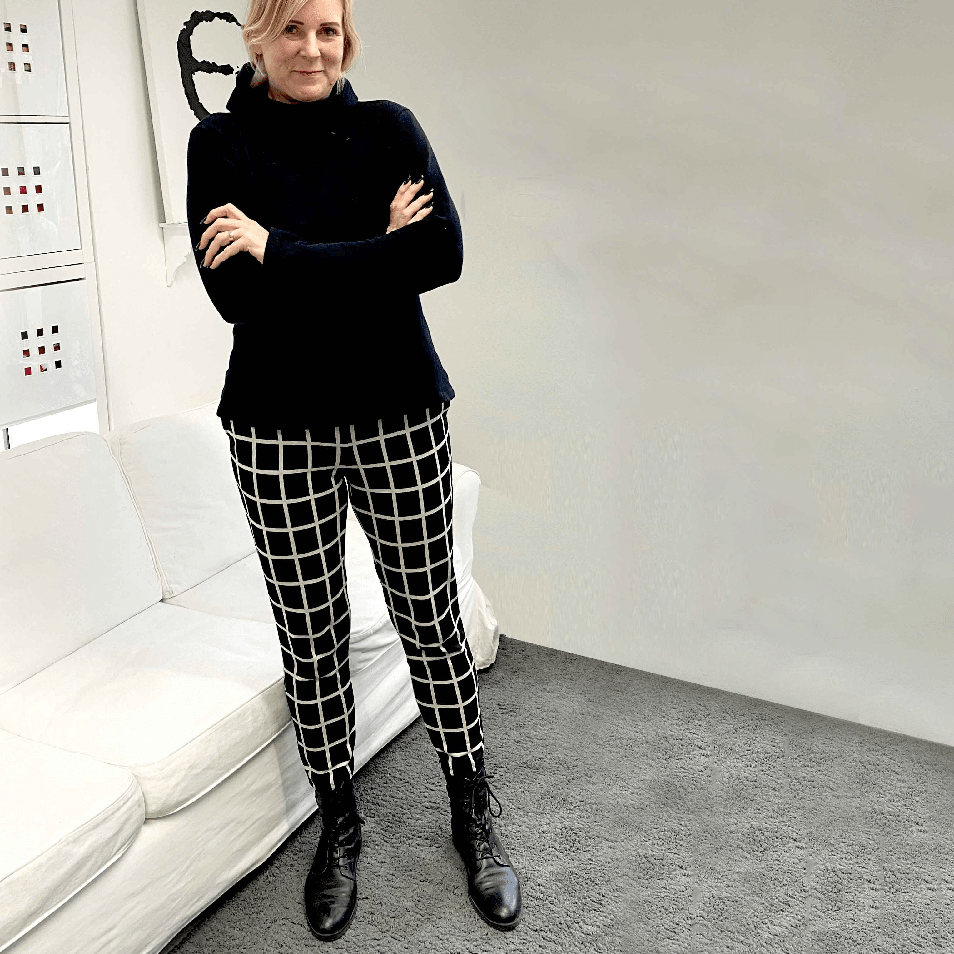 Schnittmuster schmale Hose, Slacks OLINDA (32-52) : - Sewando