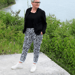 Schnittmuster schmale Hose, Slacks OLINDA (32-52) : - Sewando