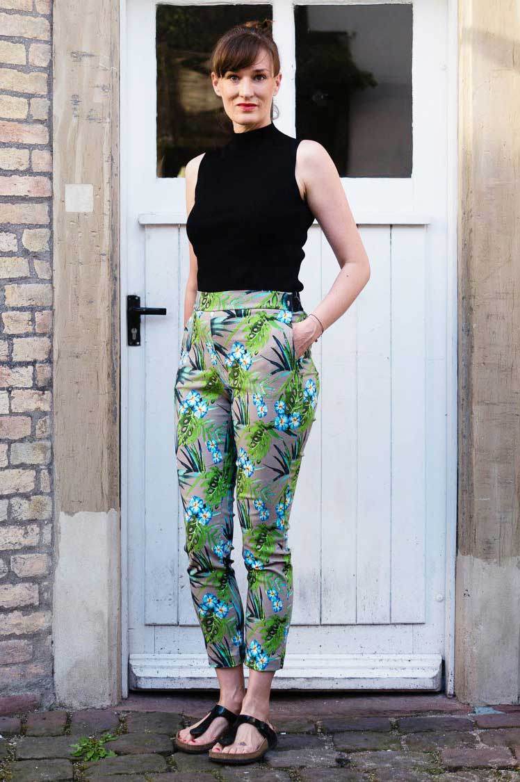 Schnittmuster schmale Hose, Slacks OLINDA (32-52) : - Sewando