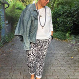 Schnittmuster schmale Hose, Slacks OLINDA (32-52) : - Sewando