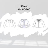 Schnittmuster Kinder Jacke Clara Gr. 80-140 | A4-/A0-Datei - Sewando