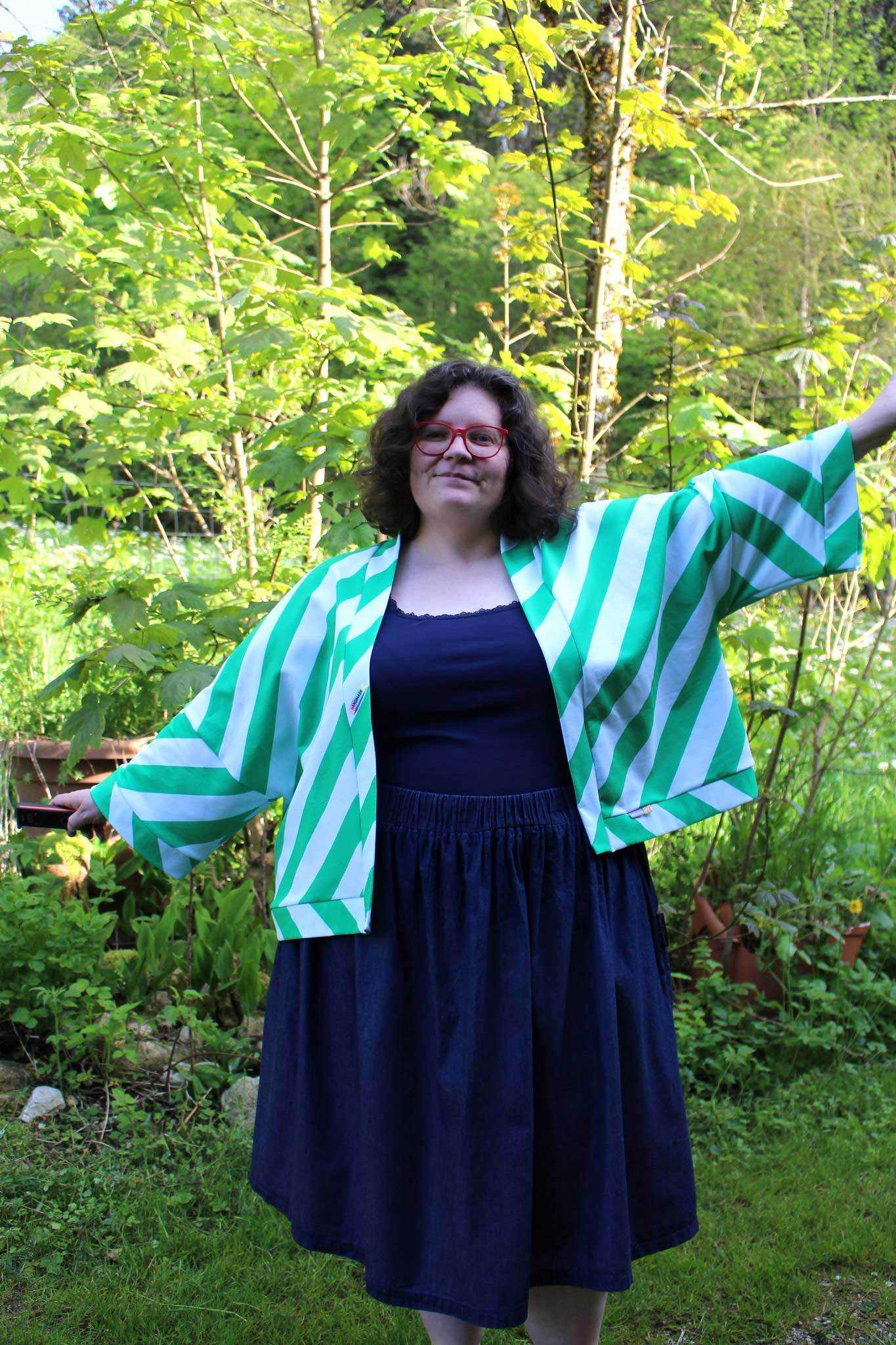 Schnittmuster Kimono Jacke ALVORADA (32-58) : - Sewando