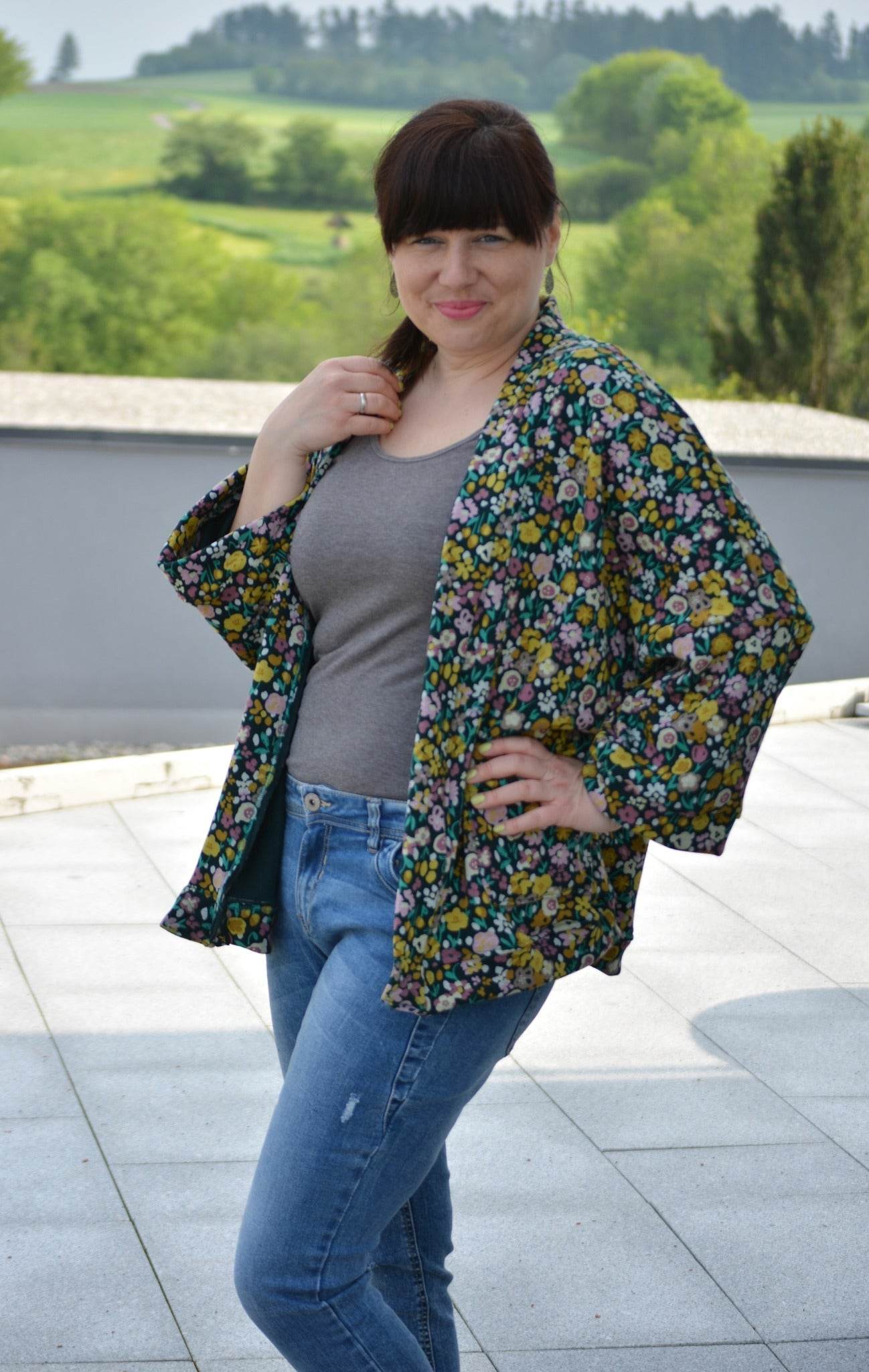 Schnittmuster Kimono Jacke ALVORADA (32-58) : - Sewando