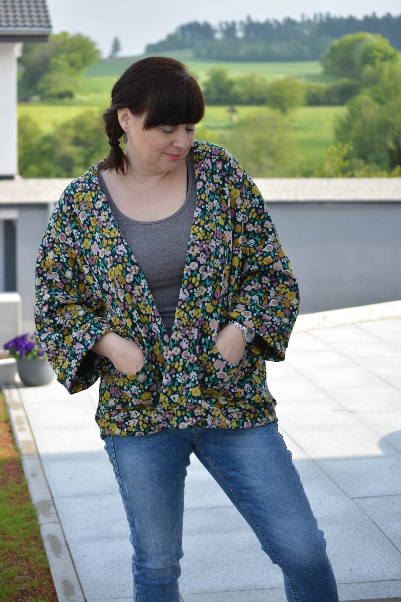 Schnittmuster Kimono Jacke ALVORADA (32-58) : - Sewando