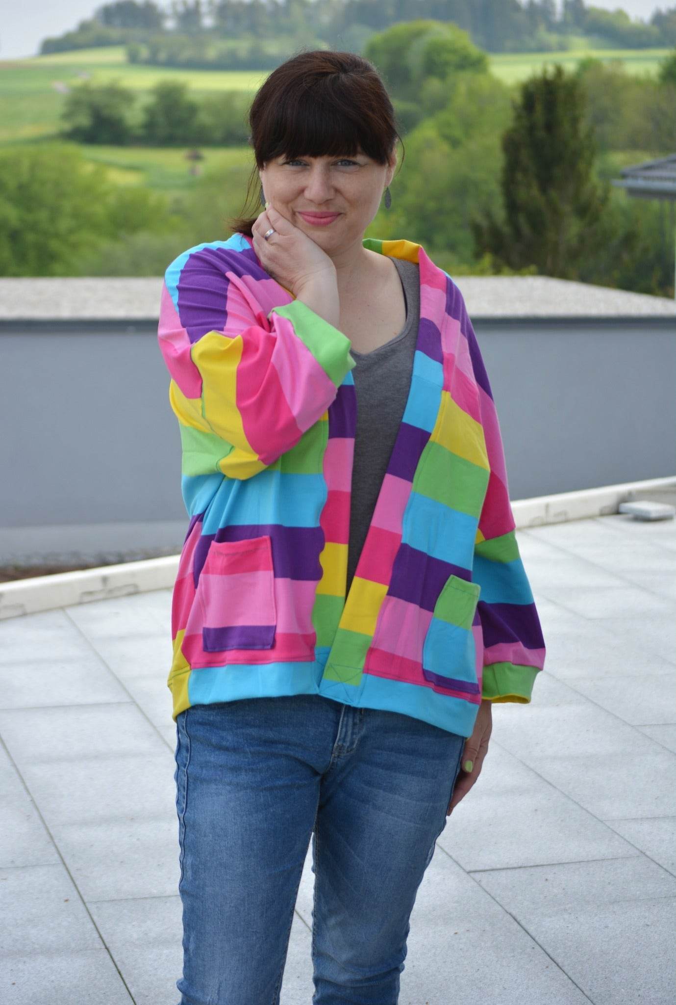 Schnittmuster Kimono Jacke ALVORADA (32-58) : - Sewando