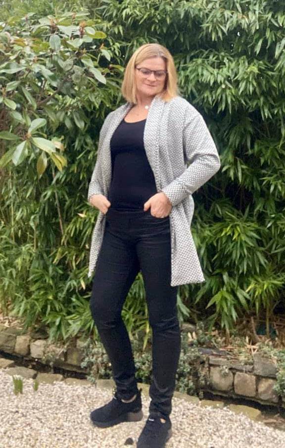 Schnittmuster Cardigan Strickjacke CARDIGA (34-56) : - Sewando