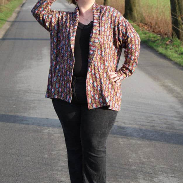 Schnittmuster Cardigan Strickjacke CARDIGA (34-56) : - Sewando
