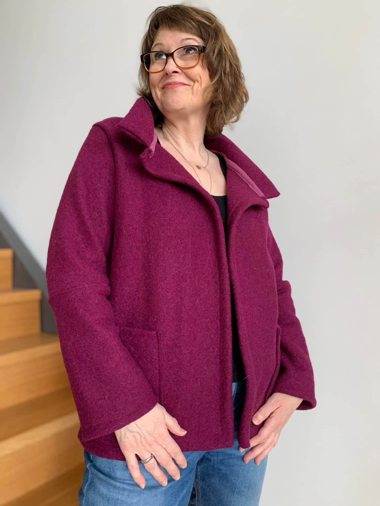 Schnittmuster Jacke, Wolljacke JACA (34-58) - Sewando