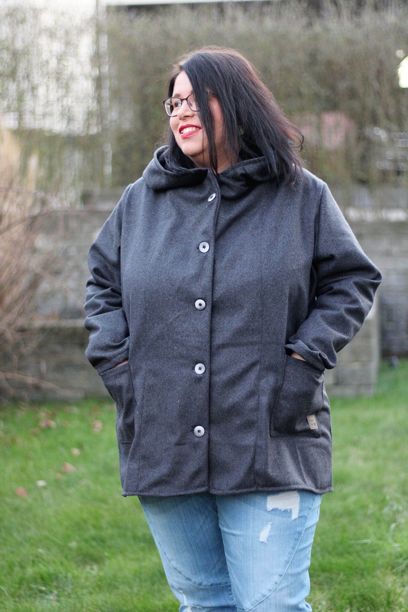 Schnittmuster Jacke, Wolljacke JACA (34-58) - Sewando