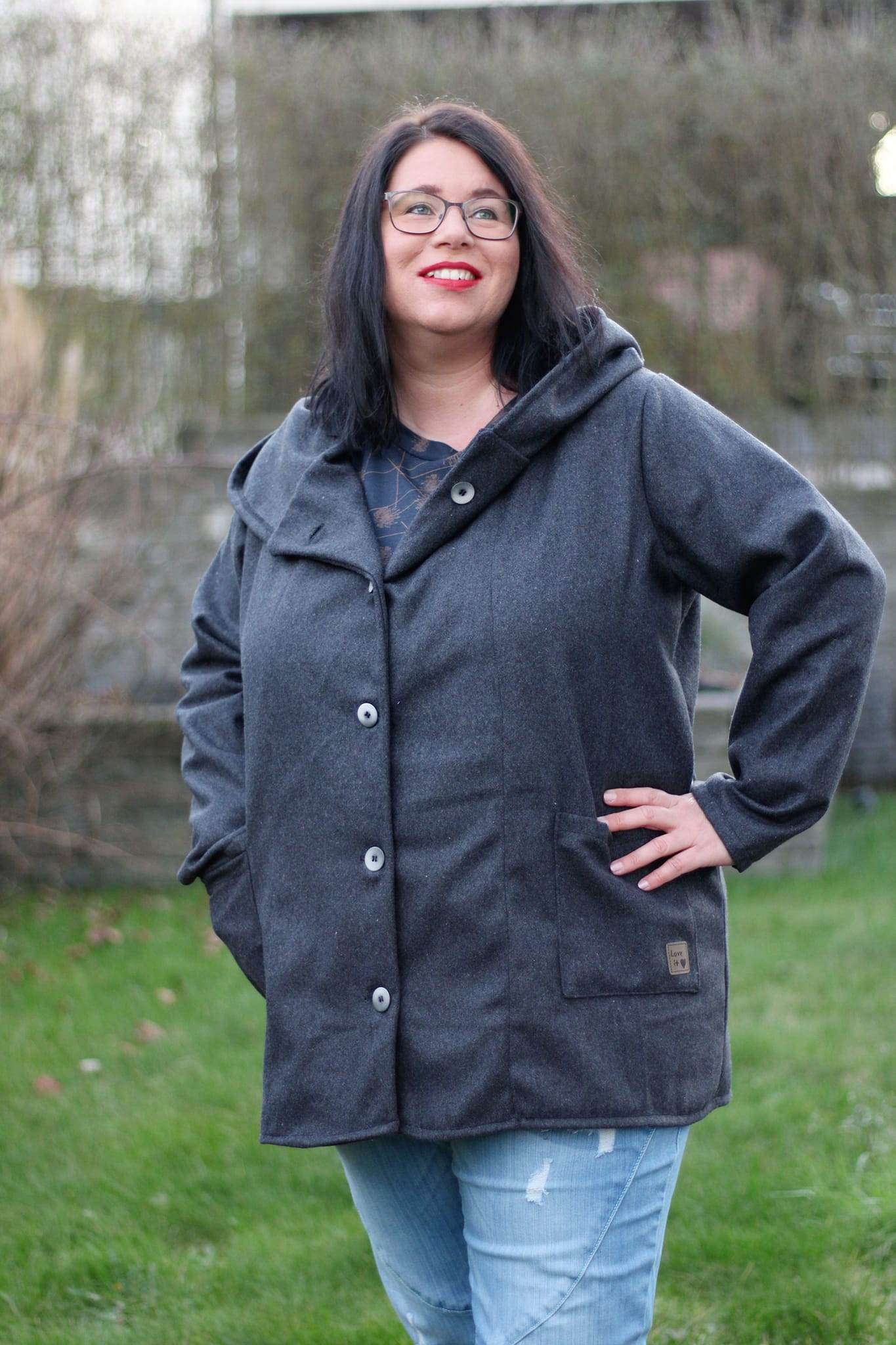 Schnittmuster Jacke, Wolljacke JACA (34-58) - Sewando