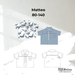 Schnittmuster für Jungen Hemd Gr. 80-140 - Sewando