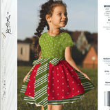 Schnittmuster Kinderdirndl Heidi Gr. 80 -140 Beamerdatei - Sewando