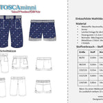 Schnittmuster Kurze Hose Ole + Matilda Gr. 86-140 - Sewando