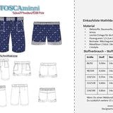 Schnittmuster Kurze Hose Ole + Matilda Gr. 86-140 - Sewando
