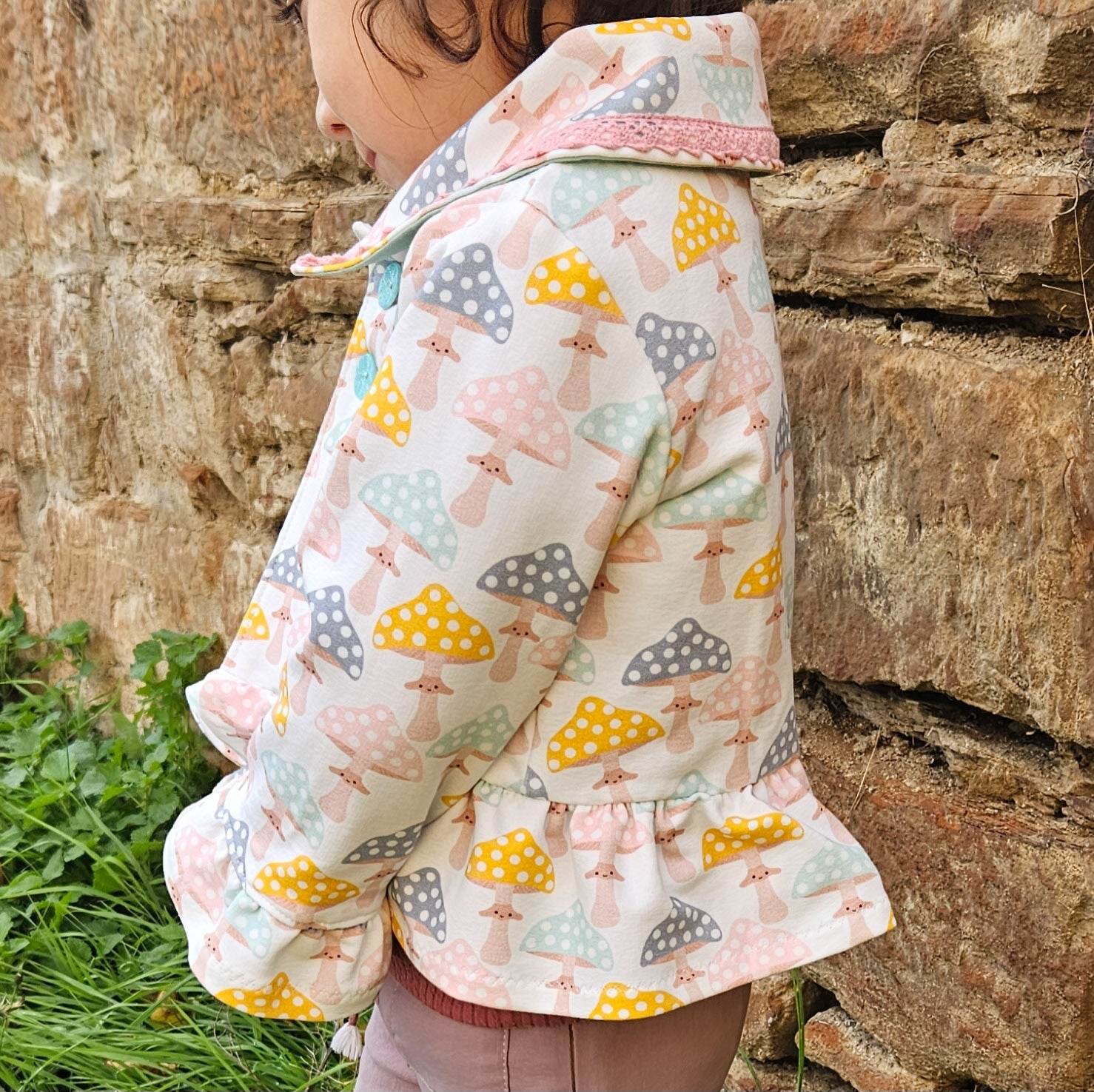 Schnittmuster Kinder Jacke Clara Gr. 80-140 | A4-/A0-Datei - Sewando