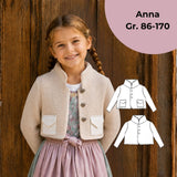 Schnittmuster Trachtenjacke Anna Gr. 86-170