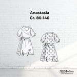 Schnittmuster Kinderkleid Anastasia Gr. 80 -140 Nähanleitung - Sewando