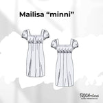 Schnittmuster Kinder Kleid Mailisa minni Gr. 80-140 - Sewando