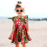 Schnittmuster Kinder Kleid Moni | kurzarm | Flügelärmel | - Sewando