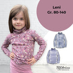Schnittmuster Kinder Shirt Rollkragen Leni Gr. 80-140 - Sewando