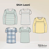 Schnittmuster Kinder Shirt Leoni Gr. 80-140 - Sewando