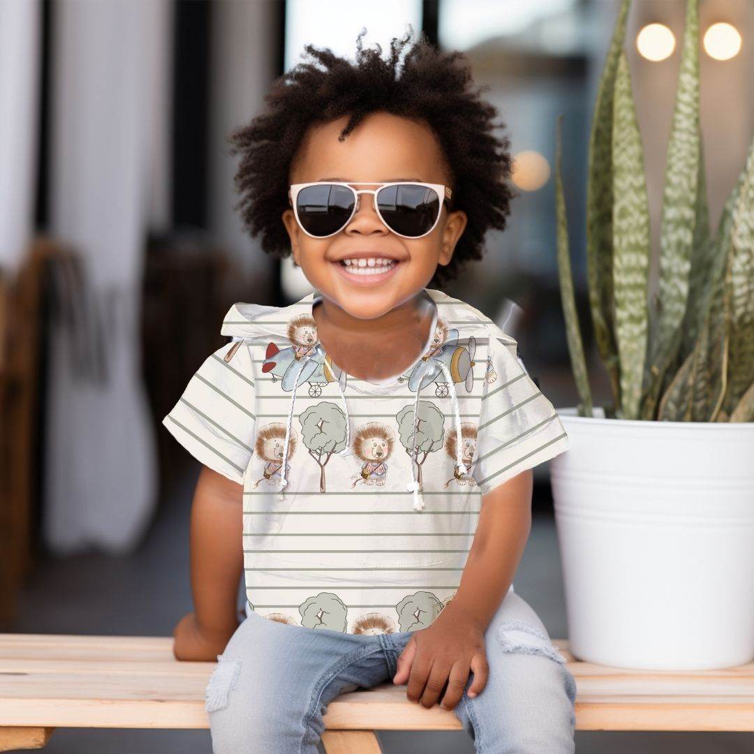 Schnittmuster Kinder Shirt Fabio + Ivy Gr. 80-140 | Cropshirt - Sewando
