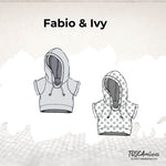 Schnittmuster Kinder Shirt Fabio + Ivy Gr. 80-140 | Cropshirt - Sewando