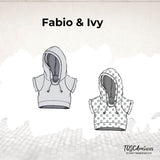 Schnittmuster Kinder Shirt Fabio + Ivy Gr. 80-140 | Cropshirt - Sewando