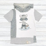 Schnittmuster Shirt Susa + Basti Gr. 80-140 | Kinderhoodie - Sewando