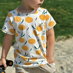 Schnittmuster Kinder-T-Shirt mit Unterteilungen | Gr. 86 - 128 - Sewando