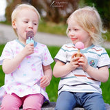 Schnittmuster Kinder-T-Shirt mit Unterteilungen | Gr. 86 - 128 - Sewando