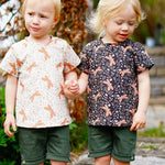 Schnittmuster Kinder-T-Shirt mit Unterteilungen | Gr. 86 - 128 - Sewando