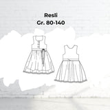 Schnittmuster Kinderdirndl Resli Gr. 80-140 | A4-/A0-Datei - Sewando