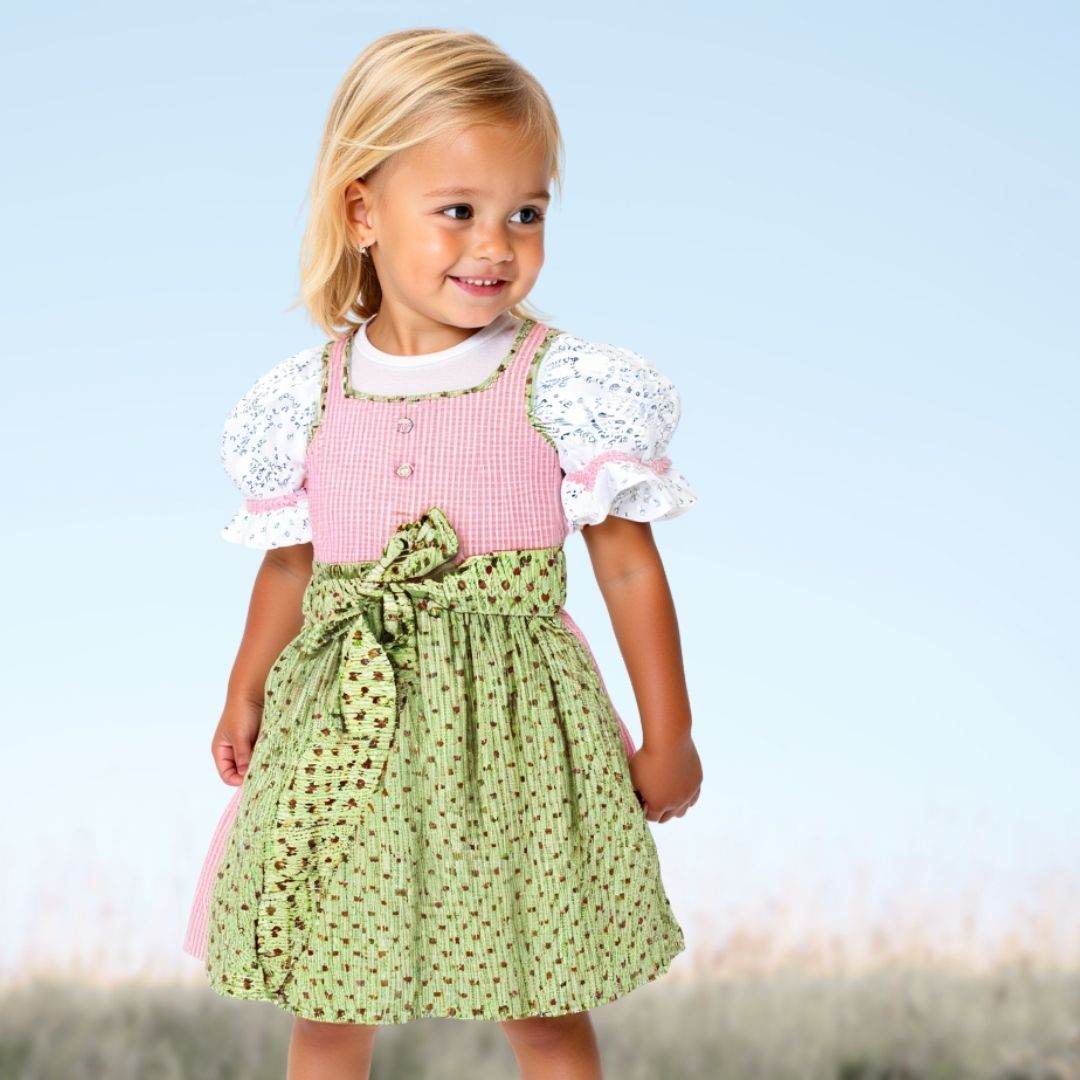 Schnittmuster Kinderdirndl Resli Gr. 80-140 | A4-/A0-Datei - Sewando