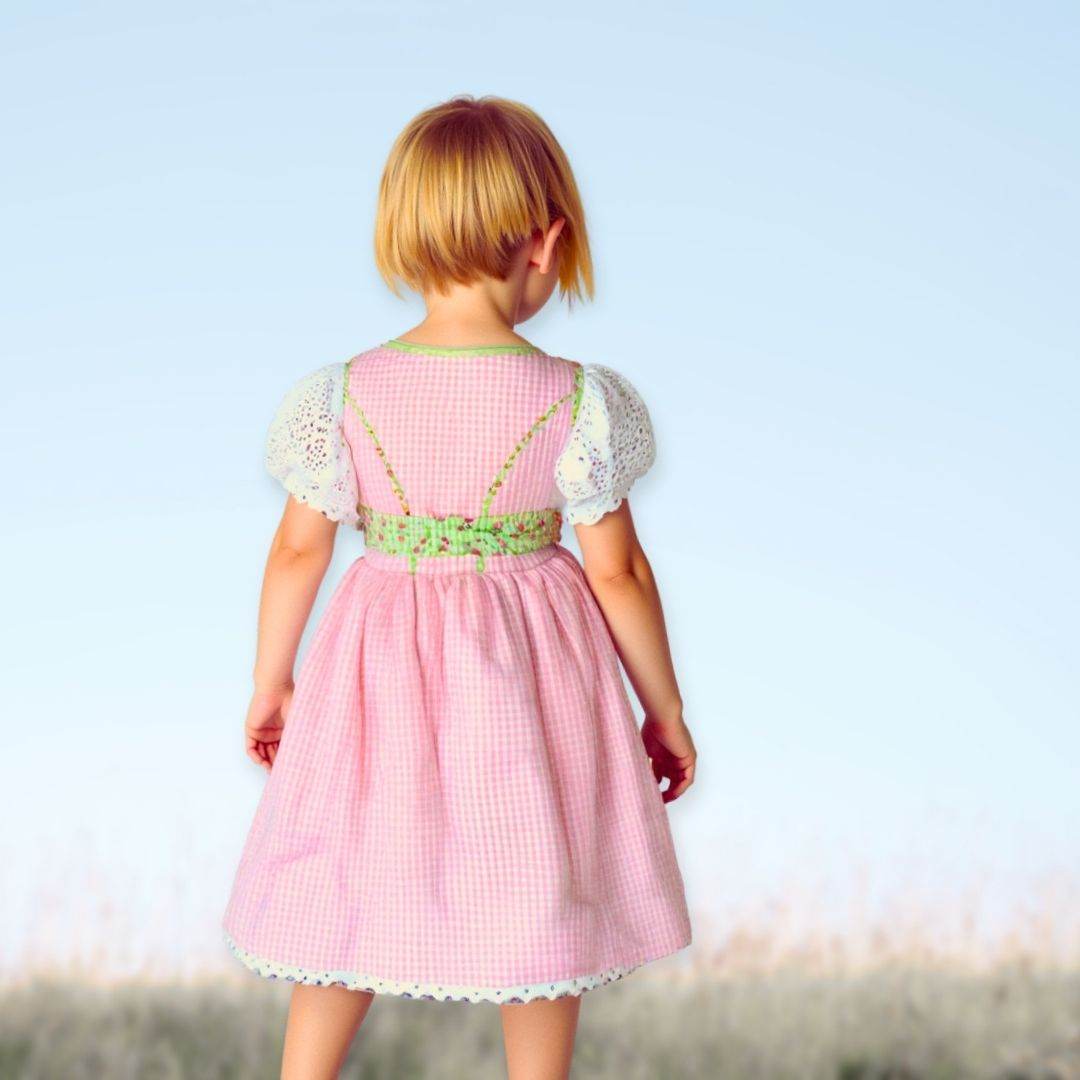 Schnittmuster Kinderdirndl Resli Gr. 80-140 | A4-/A0-Datei - Sewando
