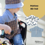 Schnittmuster für Jungen Hemd Gr. 80-140 - Sewando
