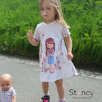 Schnittmuster Kinder Kleid Coralie Gr. 80-140 - Sewando
