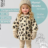 Schnittmuster Kindermantel Ninette Gr. 86-170