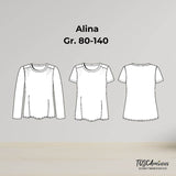 Schnittmuster Kinder Shirt Alina Gr. 80-140 - Sewando