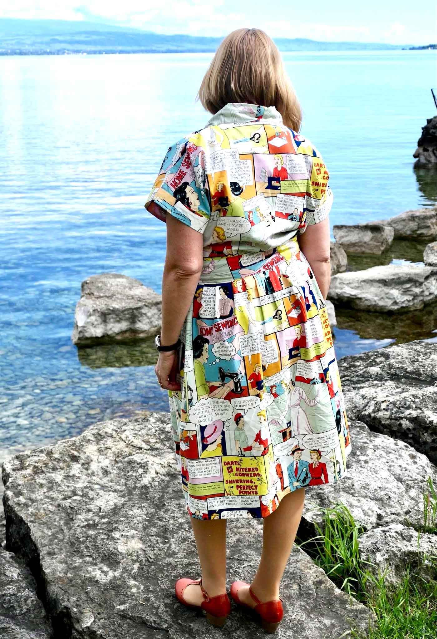 Schnittmuster Kleid im 50er Jahre Stil TULIPA (34-56) : - Sewando