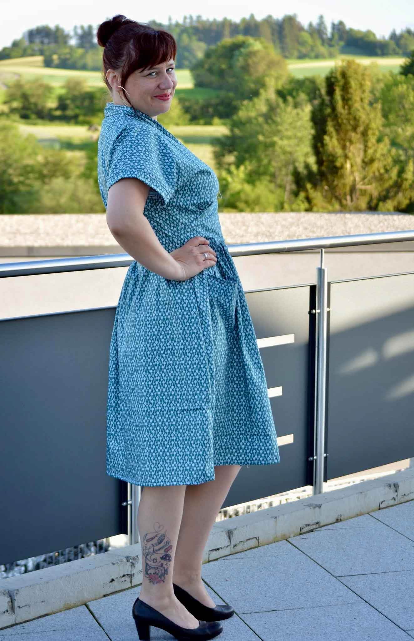 Schnittmuster Kleid im 50er Jahre Stil TULIPA (34-56) : - Sewando