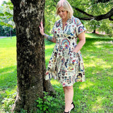 Schnittmuster Kleid im 50er Jahre Stil TULIPA (34-56) : - Sewando