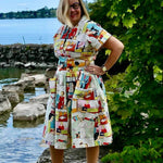 Schnittmuster Kleid im 50er Jahre Stil TULIPA (34-56) : - Sewando