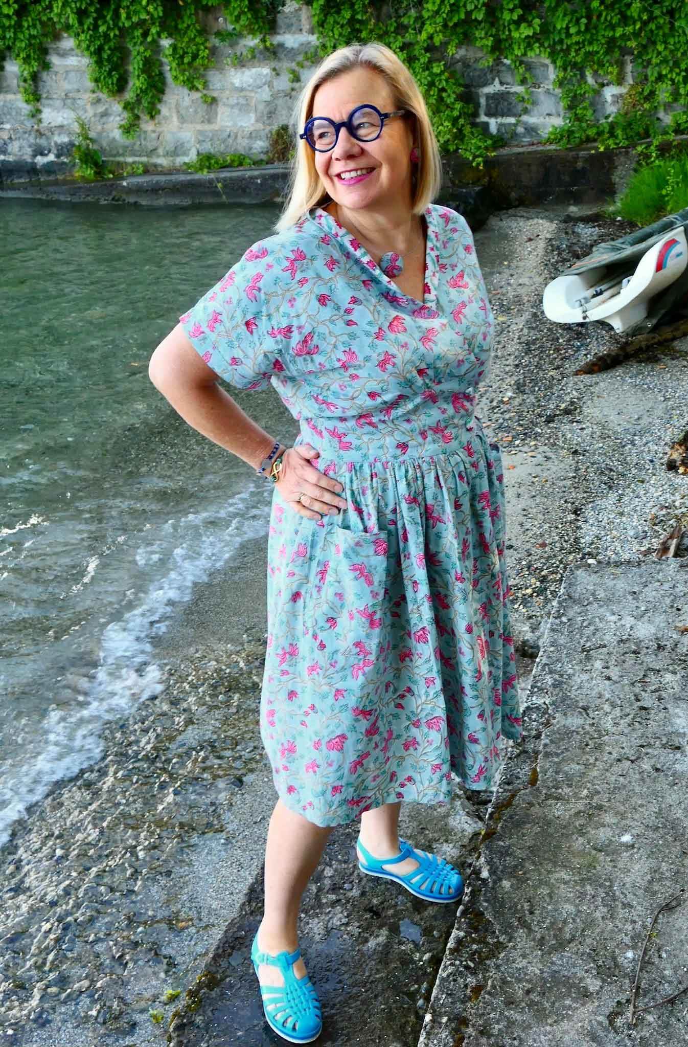 Schnittmuster Kleid im 50er Jahre Stil TULIPA (34-56) : - Sewando