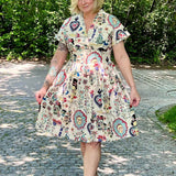 Schnittmuster Kleid im 50er Jahre Stil TULIPA (34-56) : - Sewando