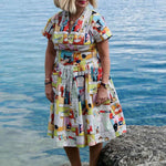 Schnittmuster Kleid im 50er Jahre Stil TULIPA (34-56) : - Sewando