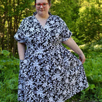 Schnittmuster Kleid im 50er Jahre Stil TULIPA (34-56) : - Sewando