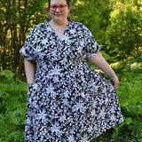 Schnittmuster Kleid im 50er Jahre Stil TULIPA (34-56) : - Sewando