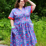 Schnittmuster Kleid im 50er Jahre Stil TULIPA (34-56) : - Sewando
