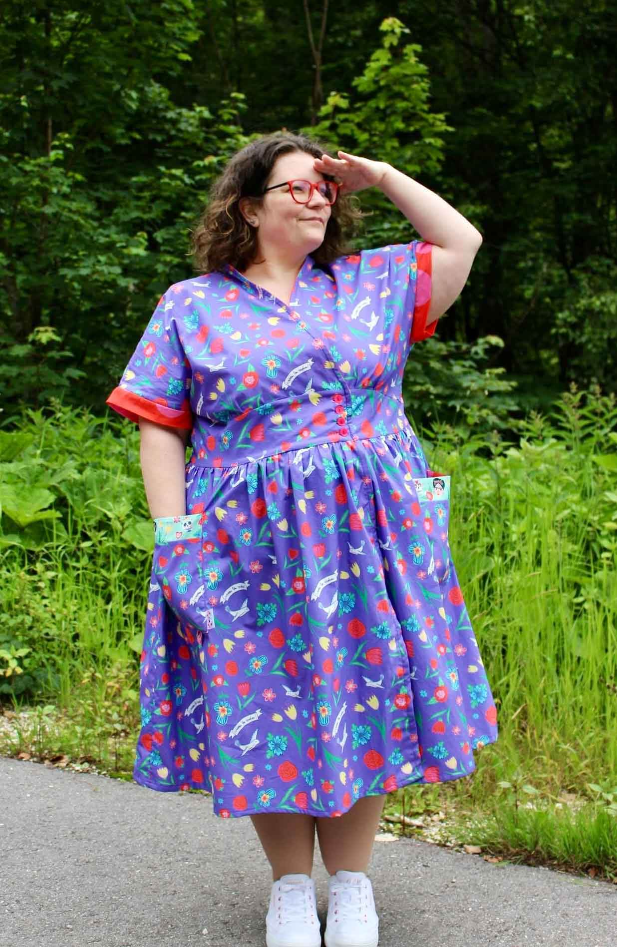 Schnittmuster Kleid im 50er Jahre Stil TULIPA (34-56) : - Sewando